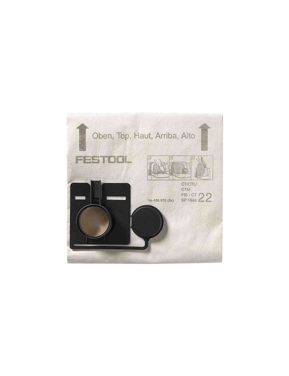 BOLSA DE FILTRO FIS-CT 22 SP VLIES/5 BOLSA DE FILTRO FIS-CT 22 SP VLIES/5