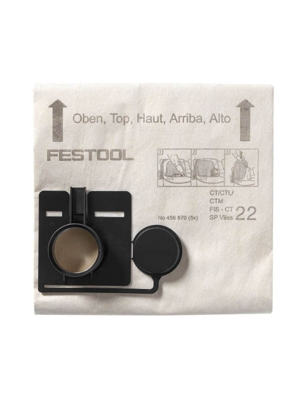 BOLSA DE FILTRO FIS-CT 33 SP VLIES/5 BOLSA DE FILTRO FIS-CT 33 SP VLIES/5