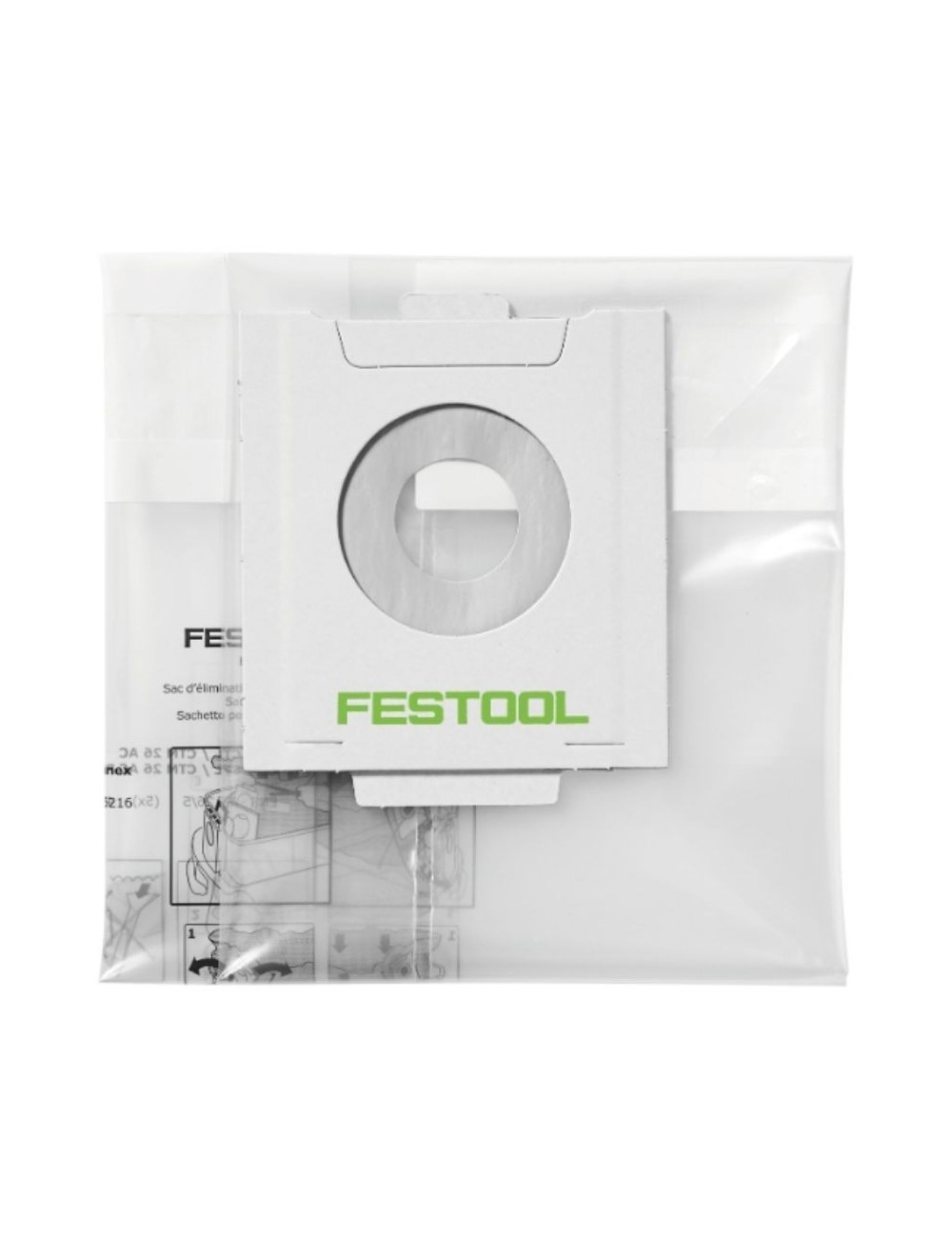 FESTOOL SAC D'ÉLIMINATION DES DÉCHETS ENS-CT 48 AC/5 FESTOOL SAC D'ÉLIMINATION DES DÉCHETS ENS-CT 48 AC/5