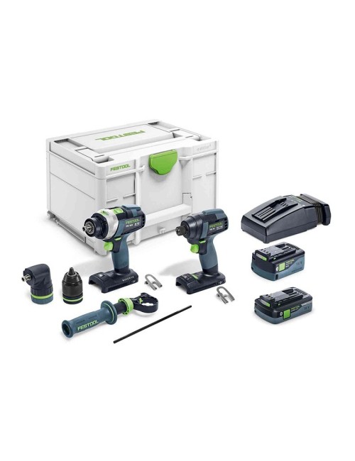 FESTOOL SET DE VISSAGE SANS FIL TID 18 5,0/4,0-SET TPC 18/4