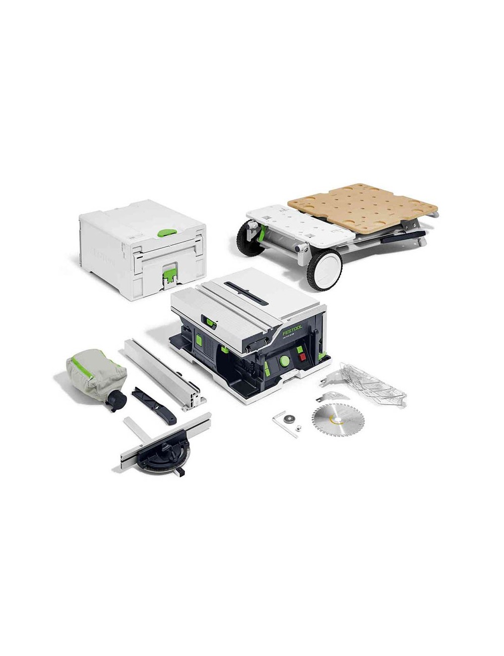 FESTOOL SCIE CIRCULAIRE SUR TABLE SANS FIL CSC SYS 50 EB-BASIC-SET