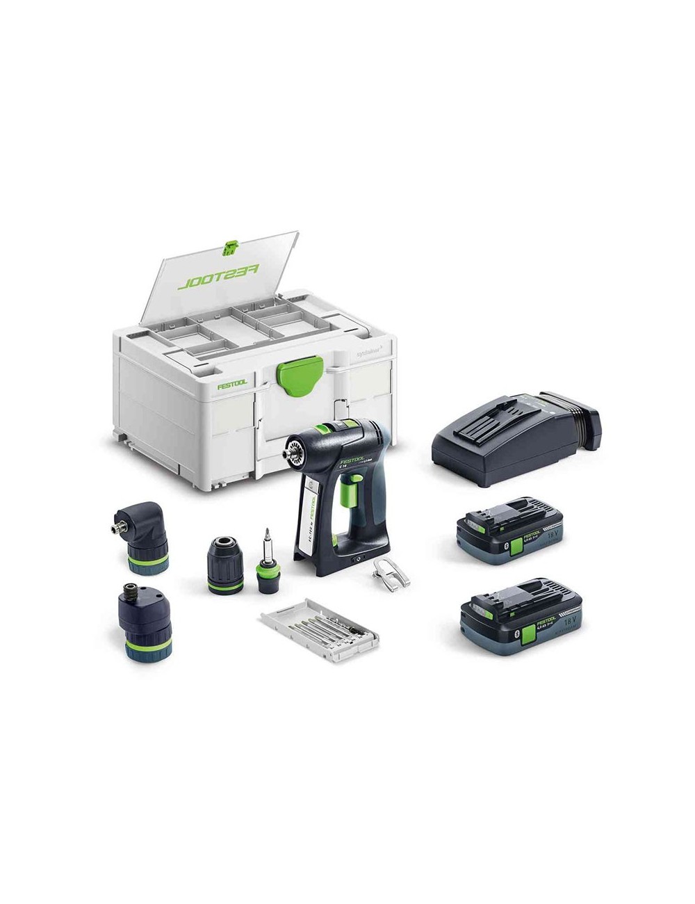 FESTOOL PERCEUSE-VISSEUSE SANS FIL C 18 HPC 4,0 I-SET