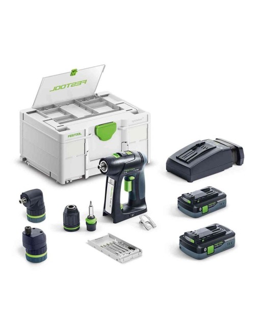 FESTOOL PERCEUSE-VISSEUSE SANS FIL C 18 HPC 4,0 I-SET