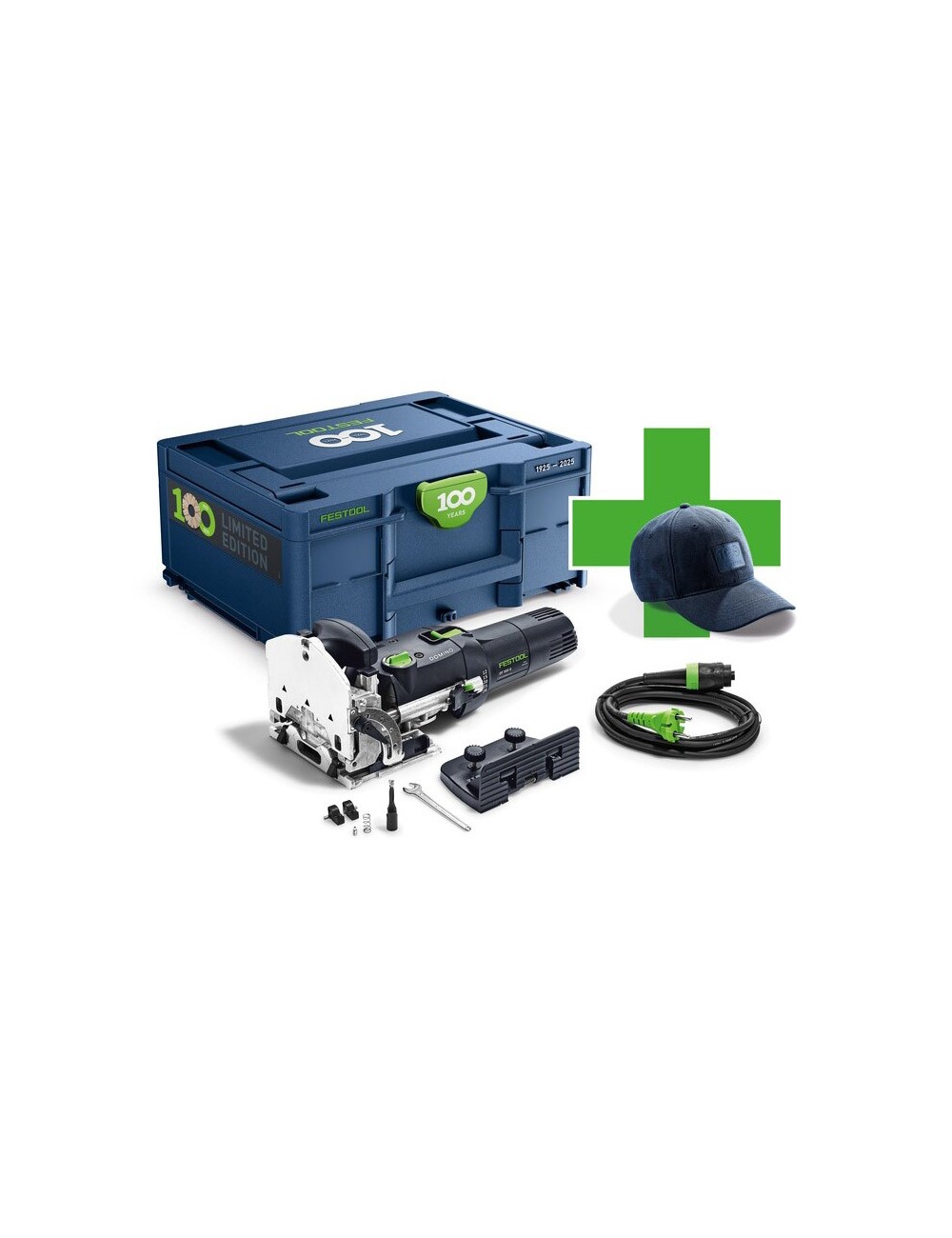 FESTOOL FRAISEUSE 100 ANS DOMINO DF 500 Q-PLUS 100Y LIMITED EDITION FESTOOL FRAISEUSE 100 ANS DOMINO DF 500 Q-PLUS 100Y LIMITED EDITION